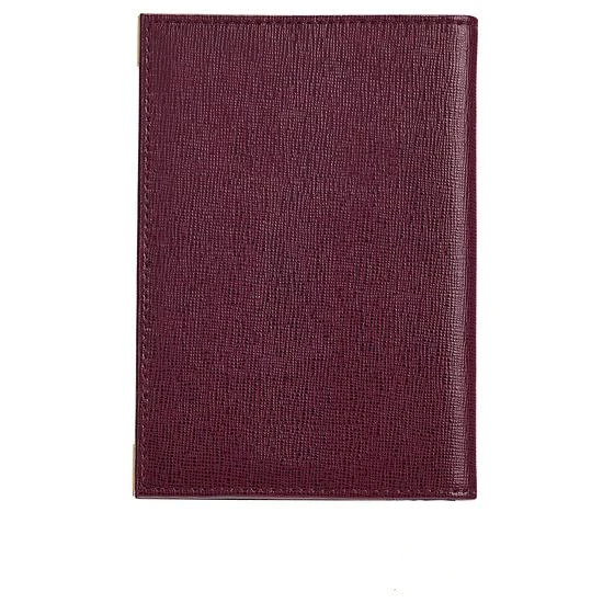 saffiano leather passport holder