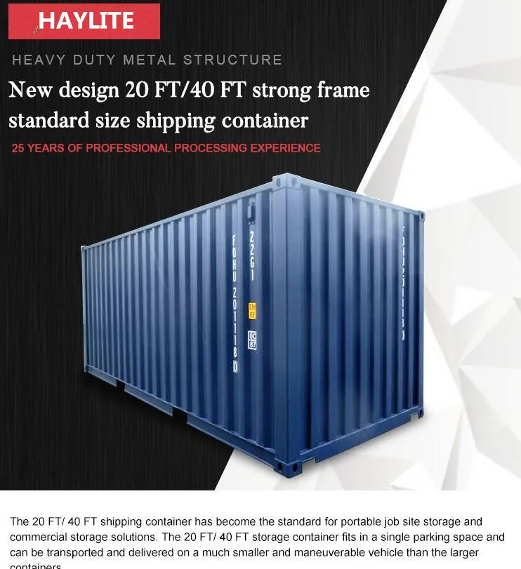 25 Foot Standard Portable Storage Containers