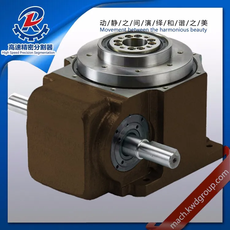 180 DT Series dividing head, Indexing drivers, Cam Indexing