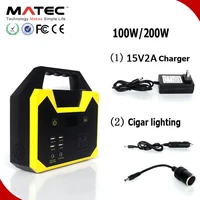 

Multifunction portable power station 100w 200w 300w 500w 1000w for outdoor camping RV power supply lithium battery