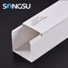 Building materials Durable good insulation square pvc cable trunking size 50x50/wall socket pvc trunking pipe