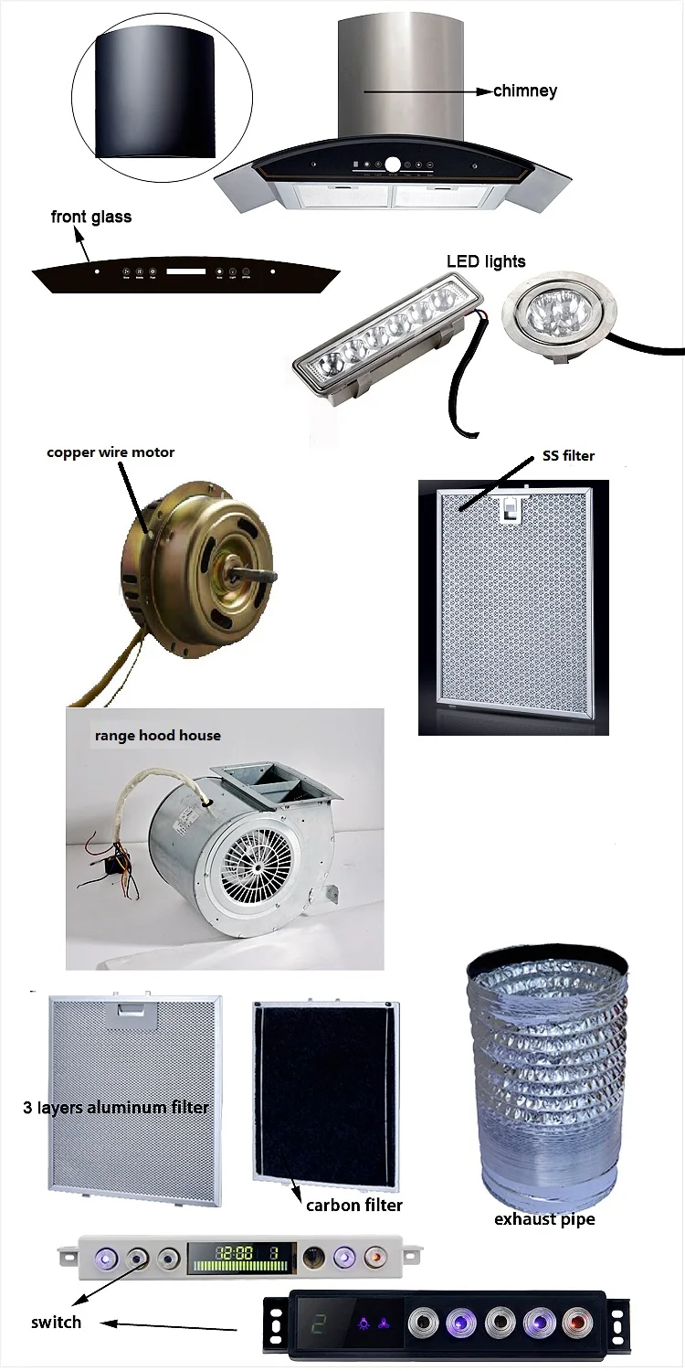 spare parts for range hood