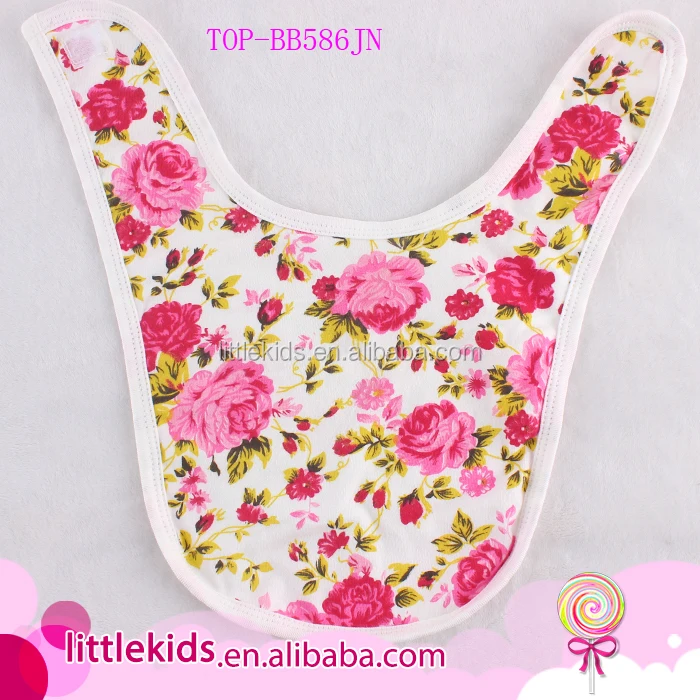 Унисекс для маленьких мальчиков и девочек Крещение крещение бандана слюни нагрудники для слюни и прорезывания зубов 5 упак. Подарочный набор (цветок)