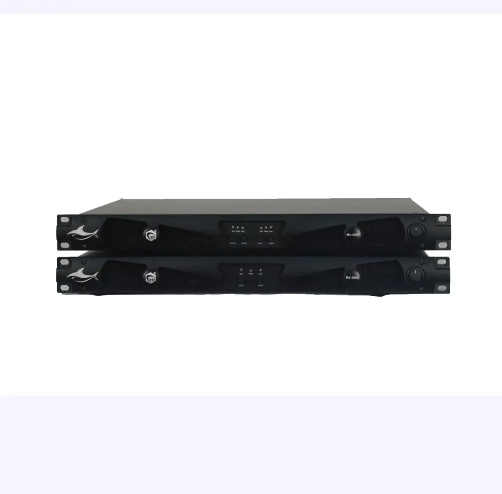 

M4-2000 Class D 1U professional 4 channel 2000W High Power Dj Power Amplifier