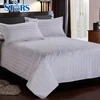 GS-FSDSH-01 easy to clean striped cotton bed sheet fabric for 5 stars hotel use
