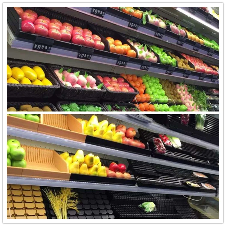 Fruits And Vegetables Retractable Display Tray With Food Grade Quality ...