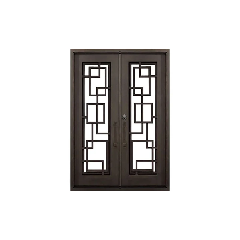 

large wholesale ornamental house wrought iron main gate designs simple for hot sale IGL-06, Black