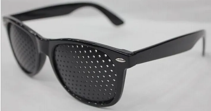 Anti Myopia Pinhole Glasses Pin Hole Sunglasses Exercise Eyesight Improve Healing Vision Care