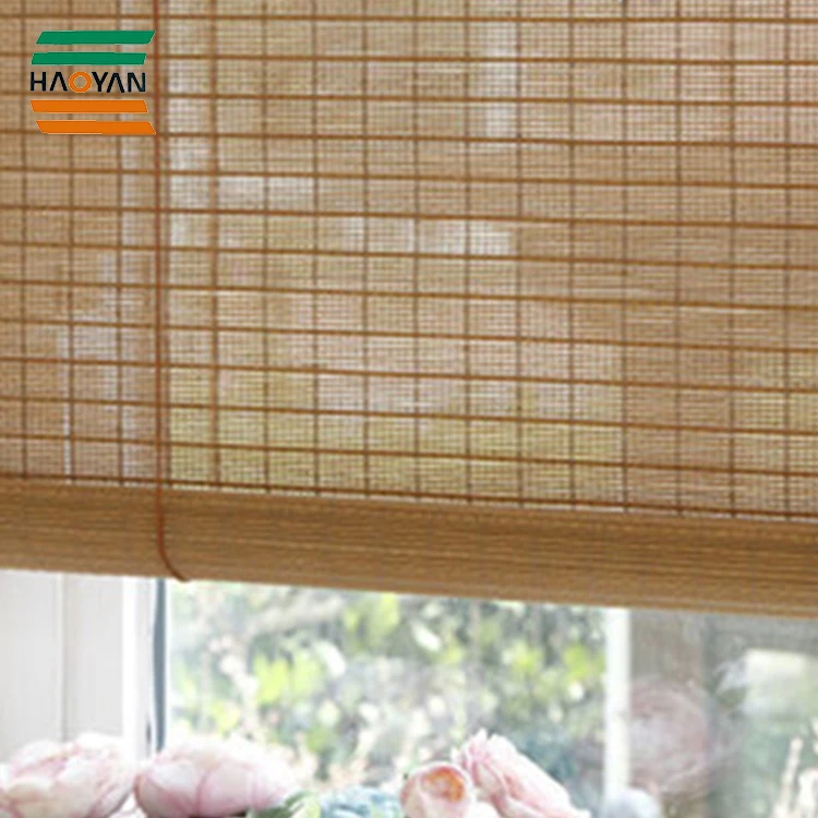 

Korean design bamboo roller blinds sheer fabric roller shade