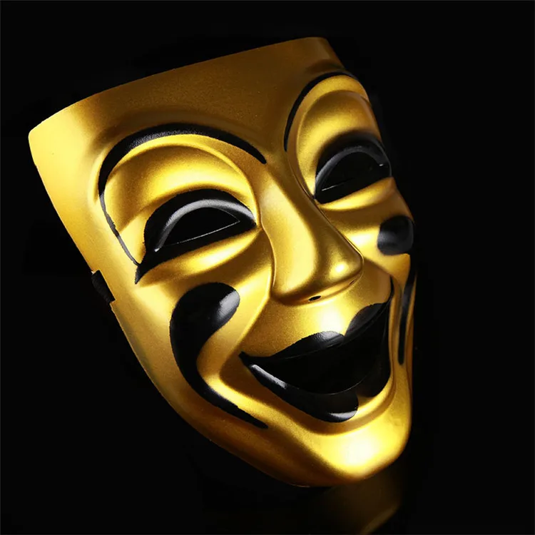 Poeticexst Adult Full Face Plastic Venetian Drama Comedy Mask - Buy ...