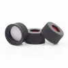Aijiren Factory 15mm Black Screw PP cap with 9mm Centre Hole and White PTFE/Red Silicone Septa For 15-425