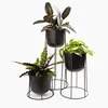 Indoor Outdoor Metal Flower Stand Planter Holder Rack for Garden Room