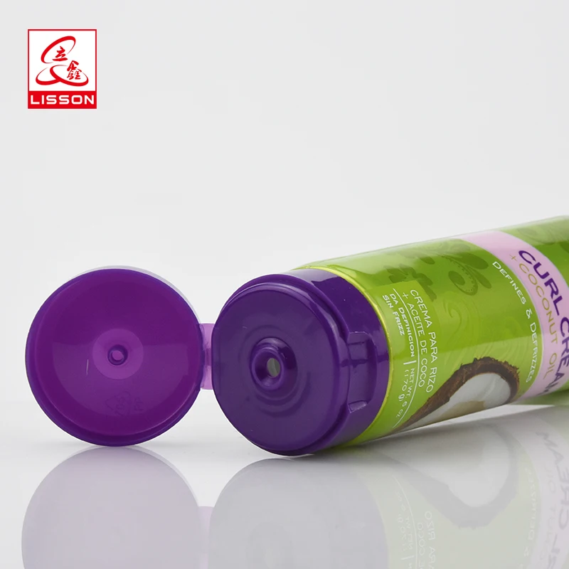 Manufacturers Wholesale Laminated Cosmetic Tube Packaging For Coconut Oil Curl Cream