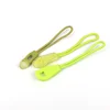 Private Design Custom Double Side Pullers Embossed Logo Soft PVC Rubber Silicone Zipper Slider for Backpack