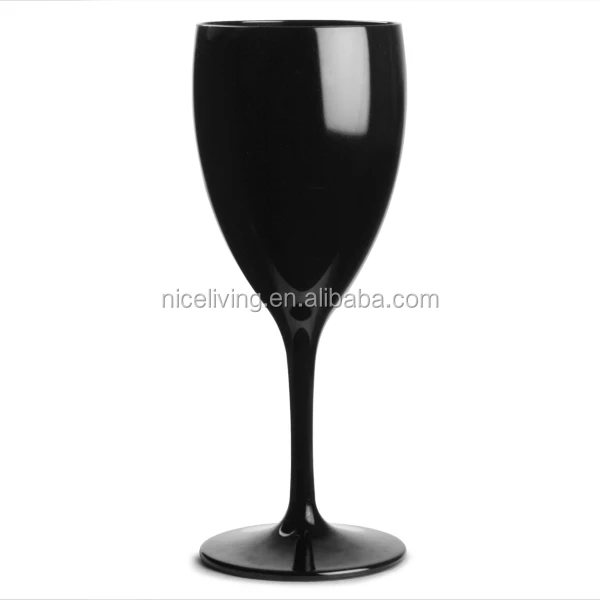 

Polycarbonate Wine Glasses Black 8oz / 240ml