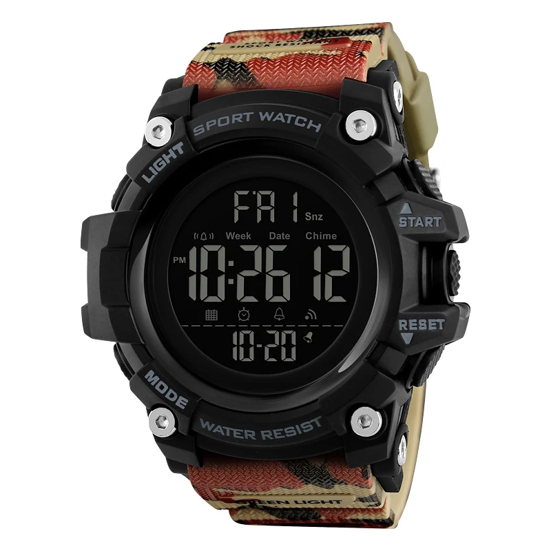 

SKMEI 1384 world cup gifts custom logo camouflage sport watches men wrist, Black,army green,blue,red,khaki,camouflage