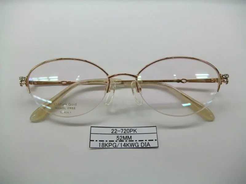 solid gold glasses frames