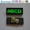 Leeman Group led name badge led name badge display/led name tag/mini led mobile sign,rechargeable led name tag display