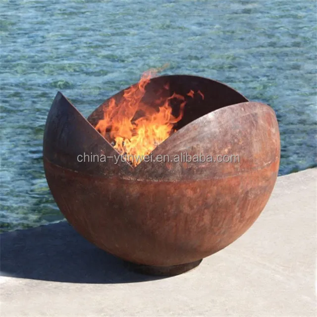 Fire Ball Factory Outdoor Metal Fire Pit Ring