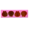 XGY-97 silicone chocolate mould 4 hole cat head shape. silicone sugar lace mould, 3D Fondant Mermaid Tail Silicone Mold