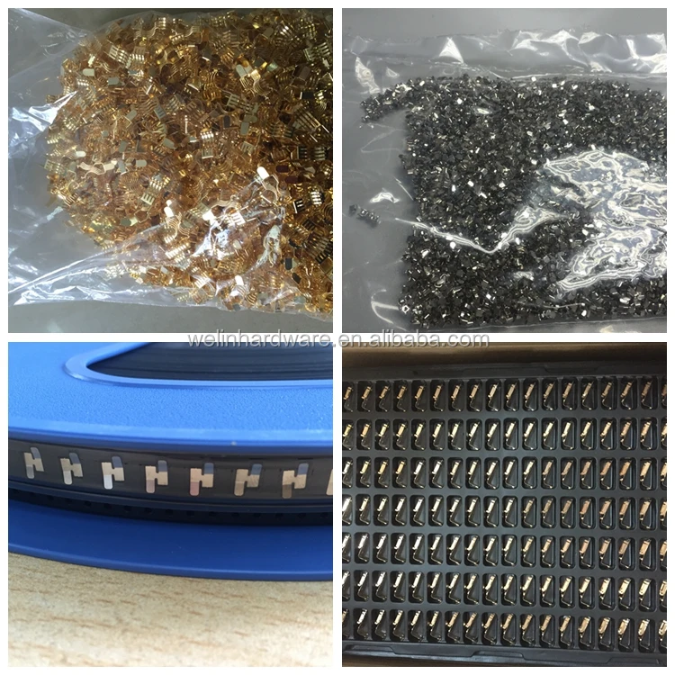 Beryllium Copper Electrical Spring Contact With Nickel Plating For Pcb