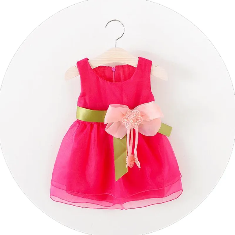 

kid princess dress 2021 summer red baby girl birthday dresses for one year
