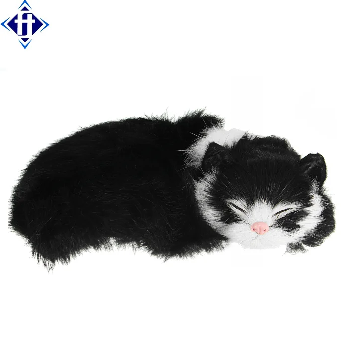 lifelike stuffed cat toy