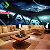 Realistic space travel image print 3d wall