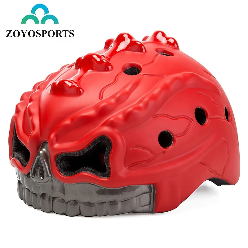 

ZOYOSPORTS Child helmet bicycle roller balance bike skateboard skating protective gear speed skating animal cute carton helmet, White, red,peach,black,ti,green