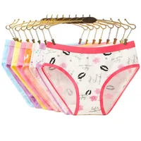 

40413 Hot women cotton panties sweet girl briefs plus size panties wholesale cotton panties