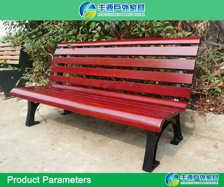 Professional Wholesale Outdoor Furniture Natural Solid Wood Bench