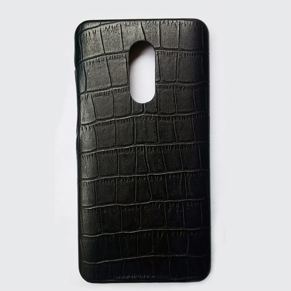 Crocodile pattern PU Leather cover For Redmi Note 4X Cell phone case