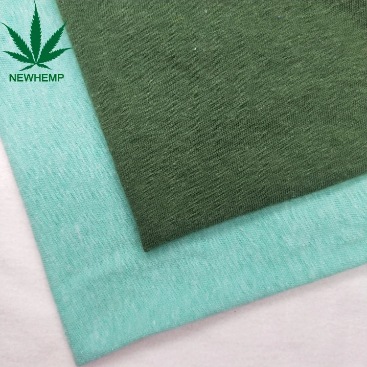 
GOTS certificated hemp jersey fabric for clothing 