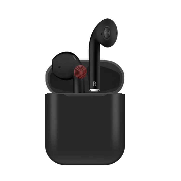 Air-pods black matt i19 tws 5.0 mini Earphone wireless charging Siri Double Ear hands-free call BT5.0 bluetooth 1:1 air-pods