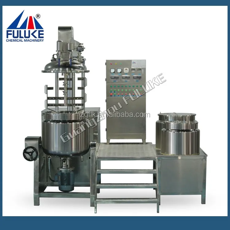 600L skin care ointment vacuum emulsifying machine
