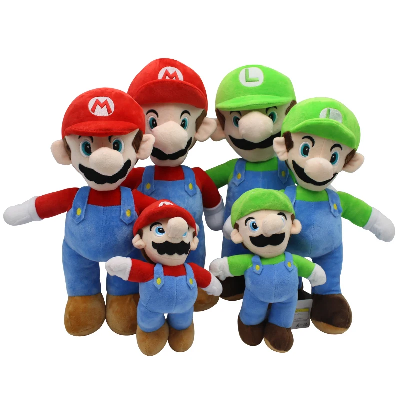 Luigi Plush Toy Doll Stuffed Animals 10" Game Super Mario Bros