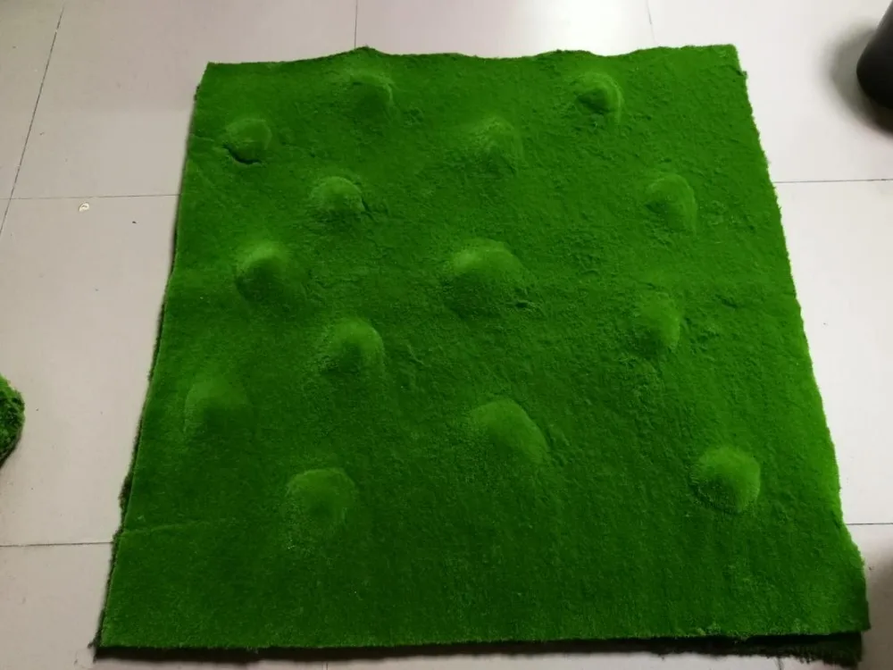 Customized Size Artificial Moss Carpet High End Moss Sward For Home