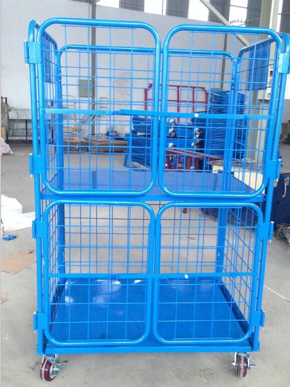1100*800*1700mm Rh-rc011-1 Insulated Metal Steel Wire Mesh Cargo ...