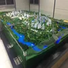 Master plan of landscape design 3d rendering , master scale model