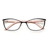 Metal Glasses Frame Women Brand Designer Female Vintage Cat Eye Prescription Eyeglasses Pink Full Myopia Optical Frames Eye