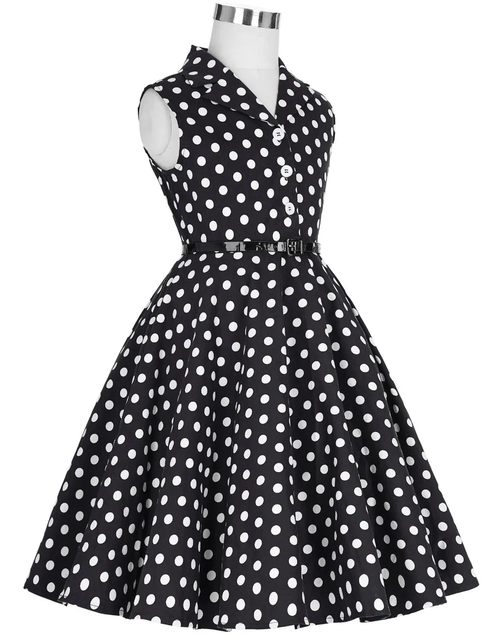 white 50s dress