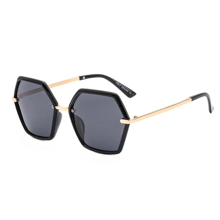 

Finewell Latest Design For Womens Square Hexagon Polarized Sunglasses Color