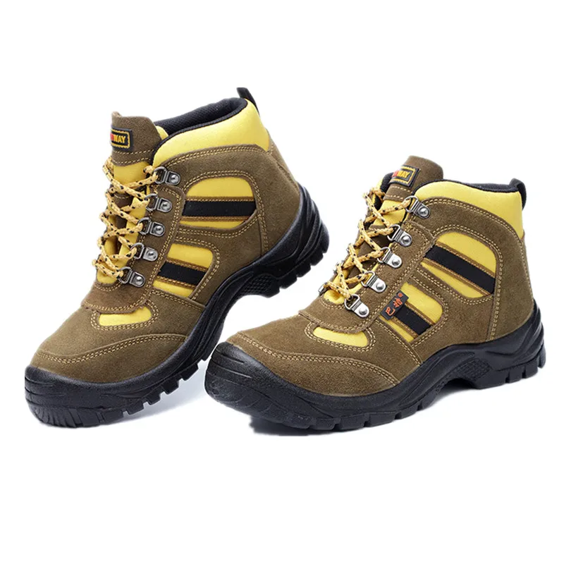 

Casual Safety Working Safety Boots,Woodland Suede Leather Working Safety Shoes