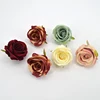 Artificial flowers heads bulk handmade mini artificial silk rose flowers heads diy