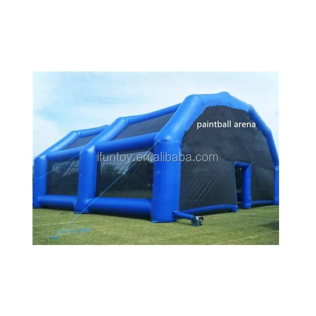 Portable Outdoor Bunker Field Inflatable Paintball Arena / Inflatable