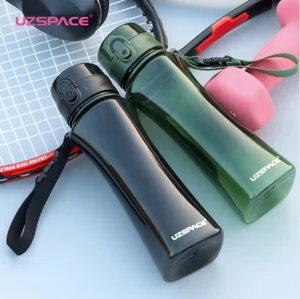 Image of brand new special shape twisted body eco-friendly feature eastman tritan water bottle with shaker function