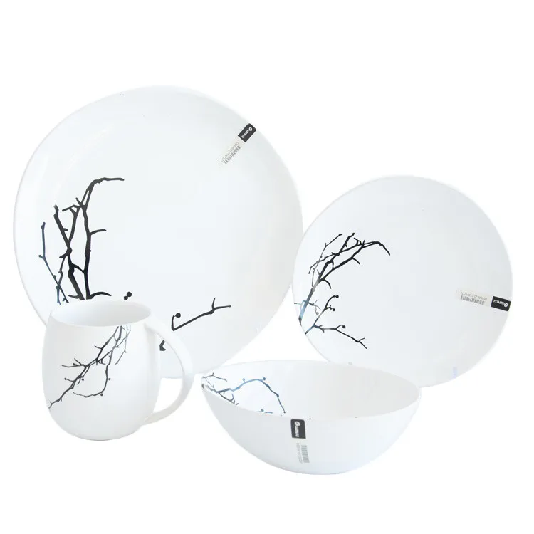 Personalized Rustic Japanese Style Home Goods Ceramic Dinnerware