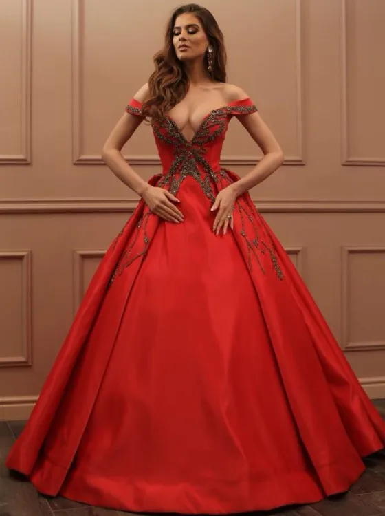 Black Prom Dress High Neck Puffy Ball Gown Modern Women Evening Party Wear Long Gowns for Special Occasion