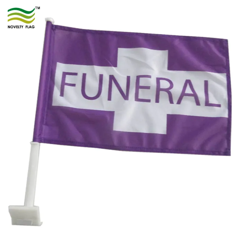 Polyester Hanging Funeral Procession Car Flag Buy Funeral Procession Car Flag,Hanging Car Flag