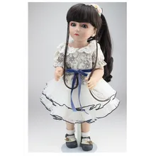 Bjd Dolls Girl Doll Realistic Toy,45cm /18 Inch  Princess Dolls with Clothes Blue Eyes Toys for Children